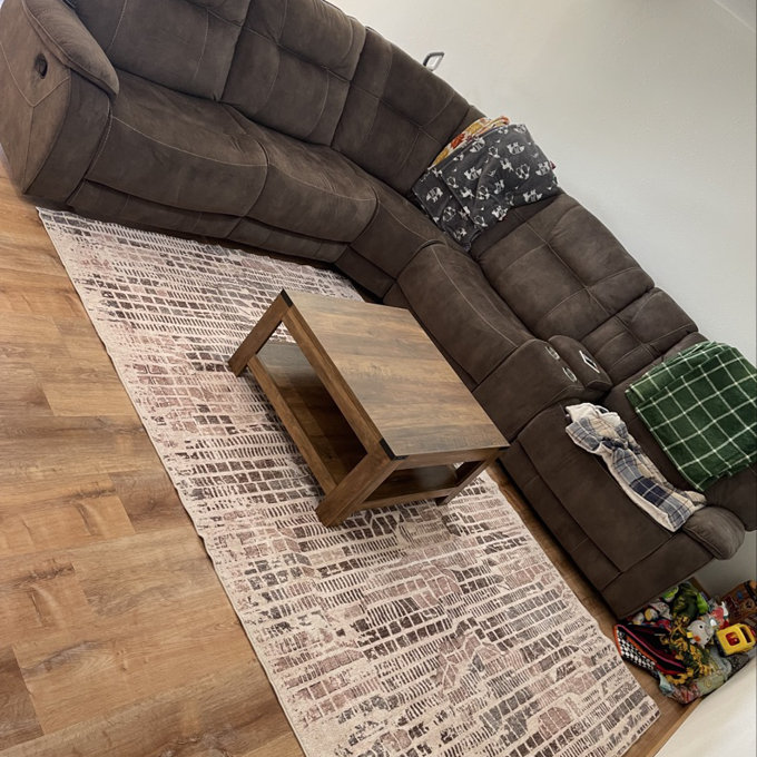 Winston Porter Karliyah 131.5'' Wide Symmetrical Reclining Corner